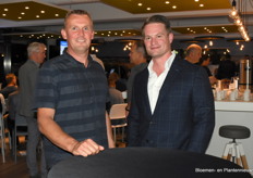 Edward Boers en Stephan Kooijman, beide mannen zijn van Van der Ende Groep en woonde de seminar bij.